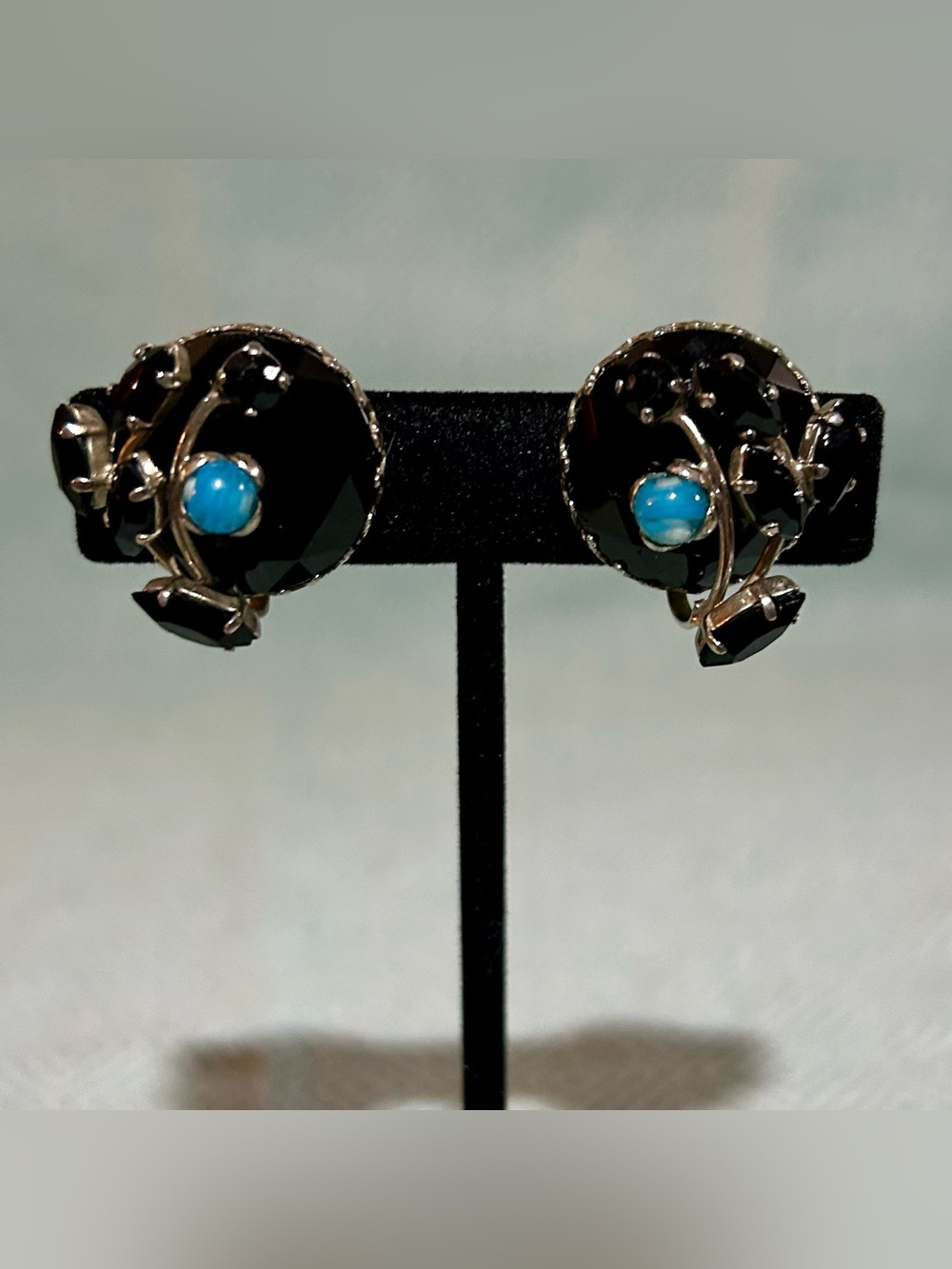 Vintage West Germany Clip-On Earrings